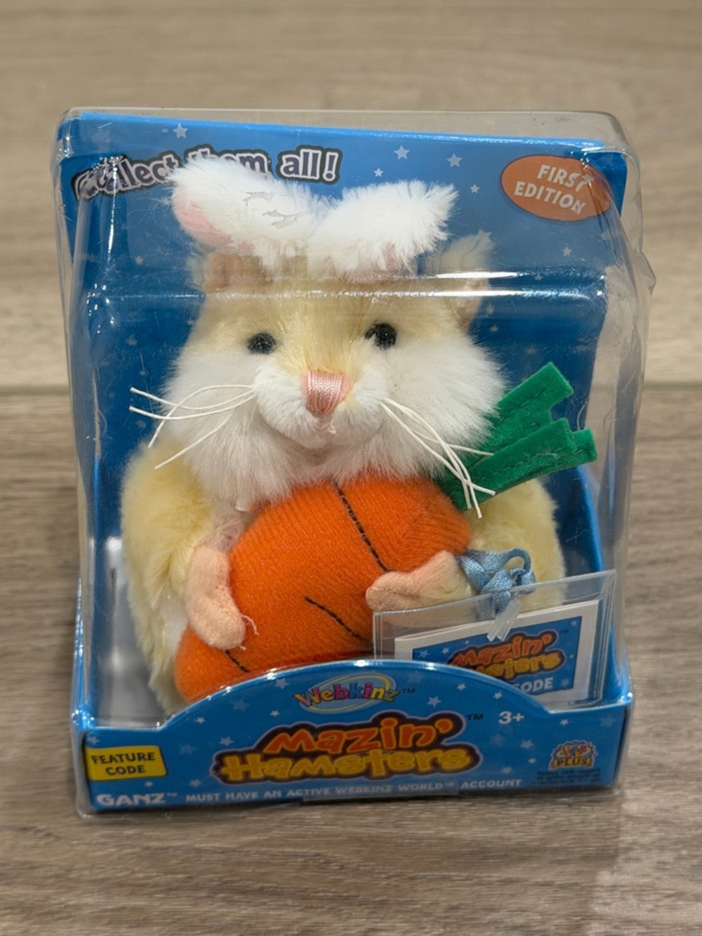 Carrots Webkinz Mazin Hamster Easter Bunny Sealed Unused Code First Edition NEW!